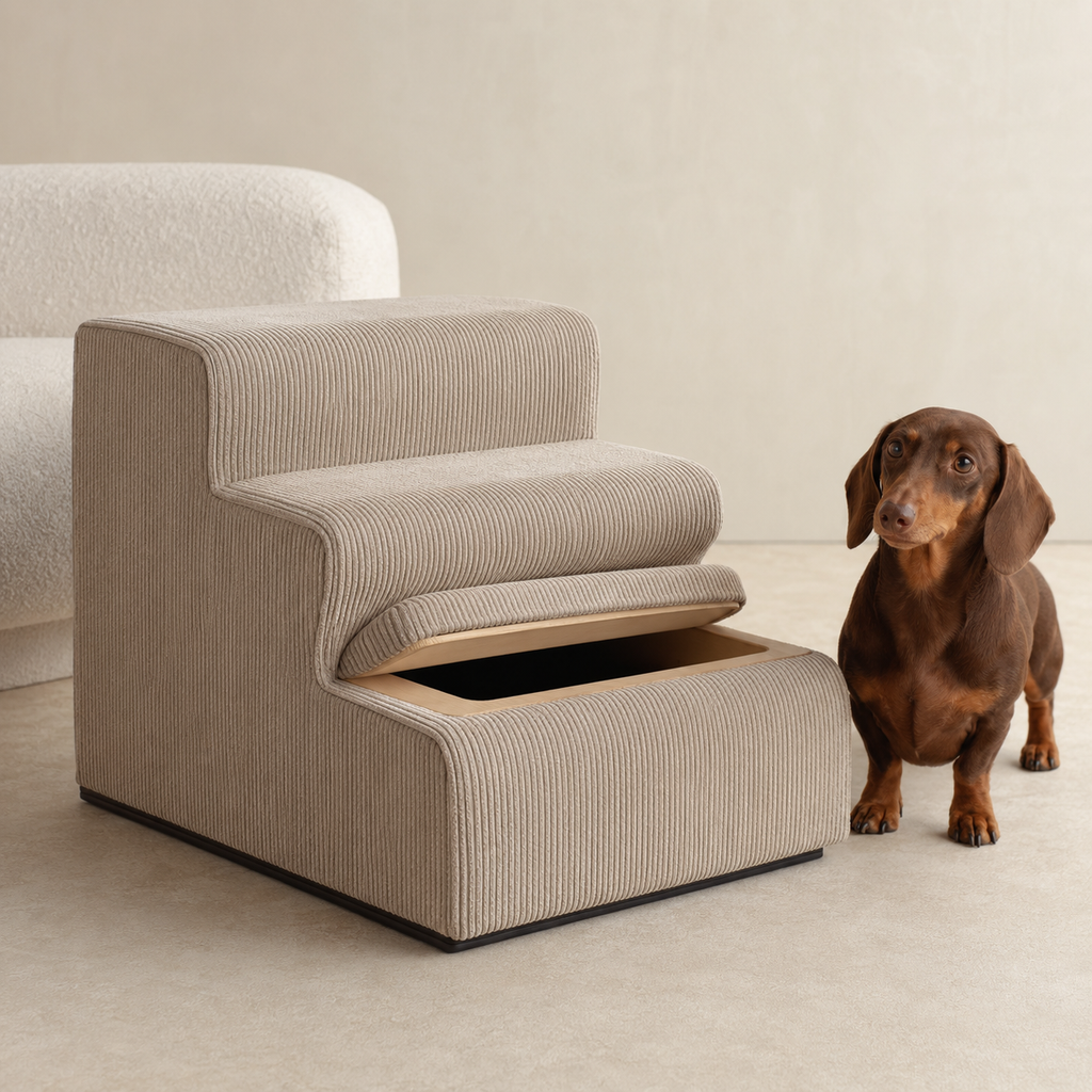 Tailvoripets™ RidgeFold Storage Pet Stairs