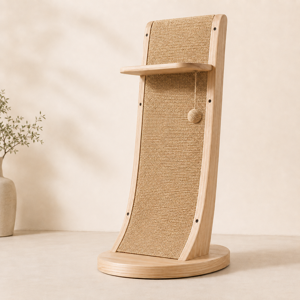 Tailvoripets™ ArcSisal Sculptural Cat Scratcher