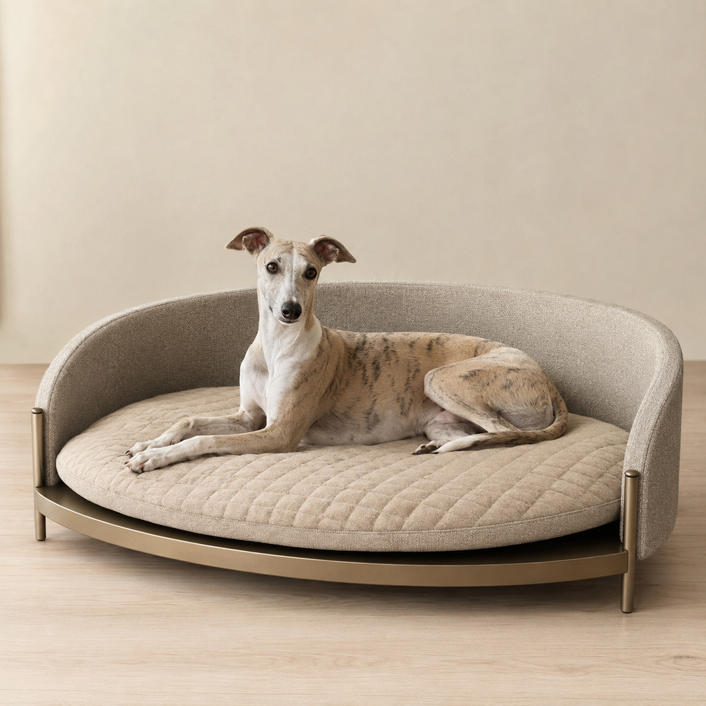 tailvoripets™ HavenArc Elevated Lounge Dog Bed
