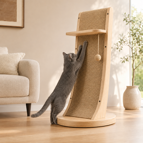 Tailvoripets™ ArcSisal Sculptural Cat Scratcher