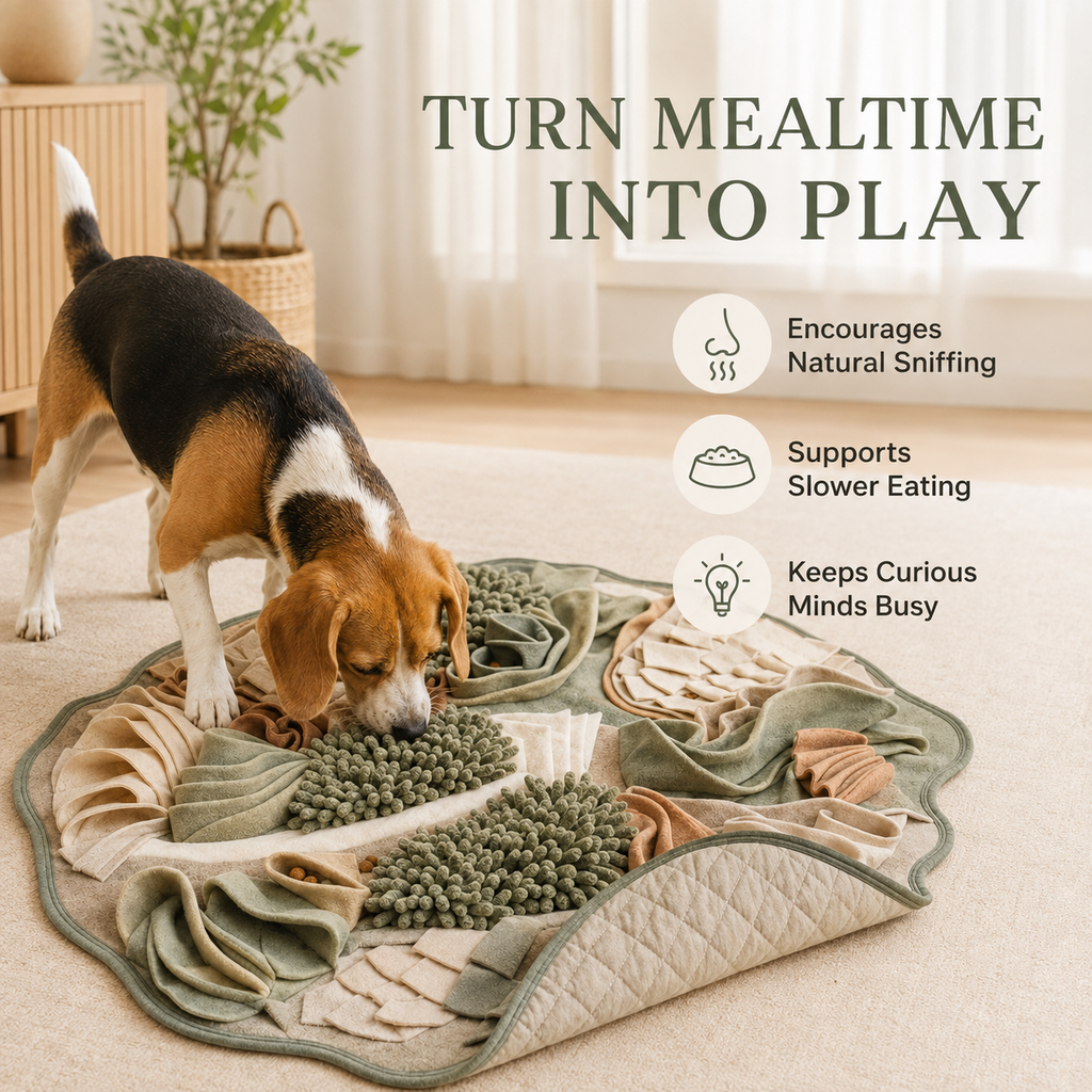 Tailvoripets™ MeadowRoll Interactive Snuffle & Foraging Mat