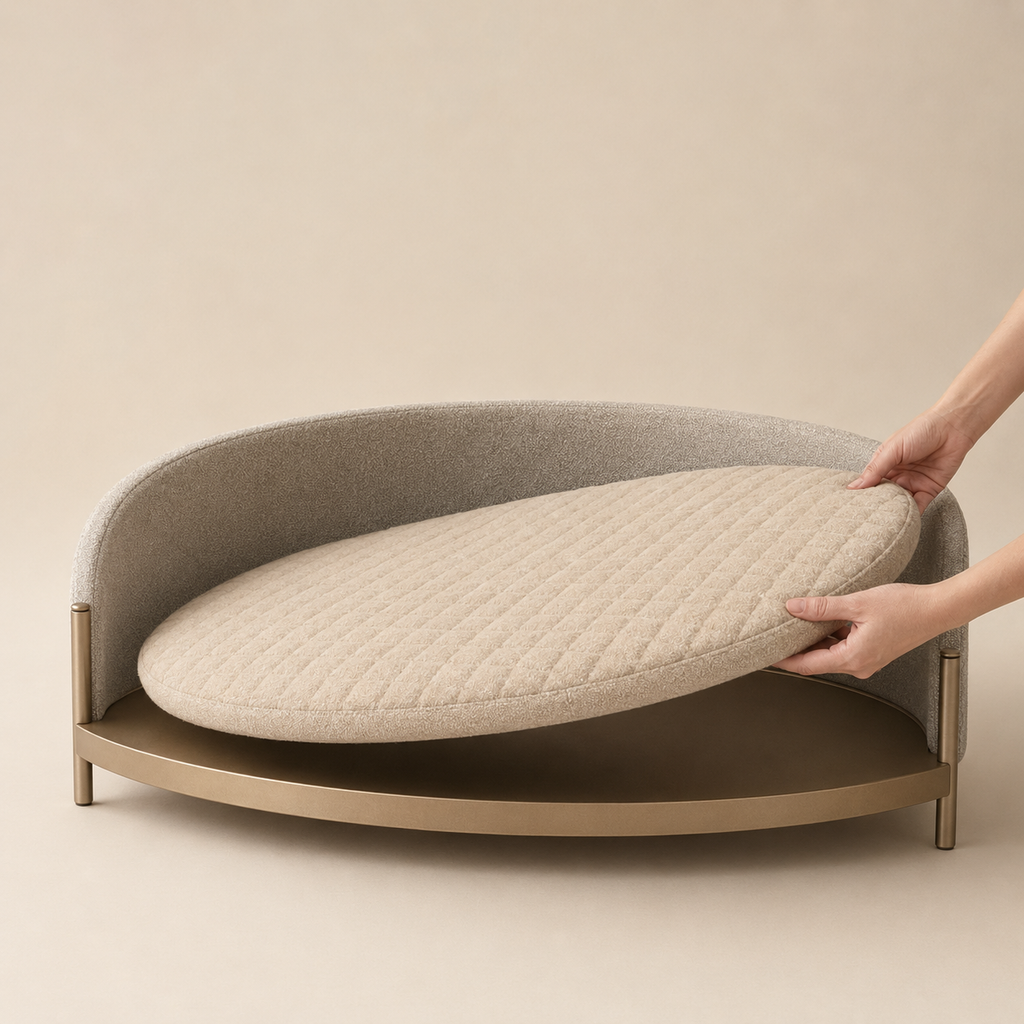 tailvoripets™ HavenArc Elevated Lounge Dog Bed